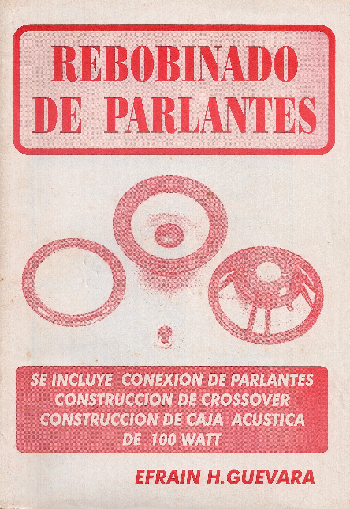 P rebobinado parlantes