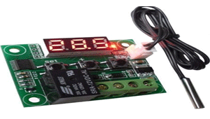 CONTROLADOR DE TEMPERATURA CON SENSOR NTC  12V