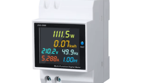 Medidor de Energía Eléctrica V-A-Hz-W-FP